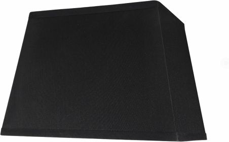 Transitional Rectangle Hardback Shape Spider Construction Lamp Shade in Black