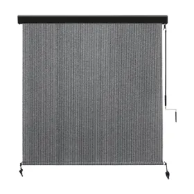6'X8' Light Grey HDPE Covered Roller Shutter (Option: Defaulttitle)