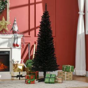 5' Artificial Pencil Christmas Tree (Option: Black-850x150x170 mm)